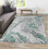(60 x 220cm) Modern Emperor Thick Area Rugs - 325- Aqua 1