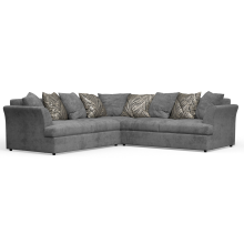 Mellors Graphite Grey Chenille 5 Seater Corner Sofa