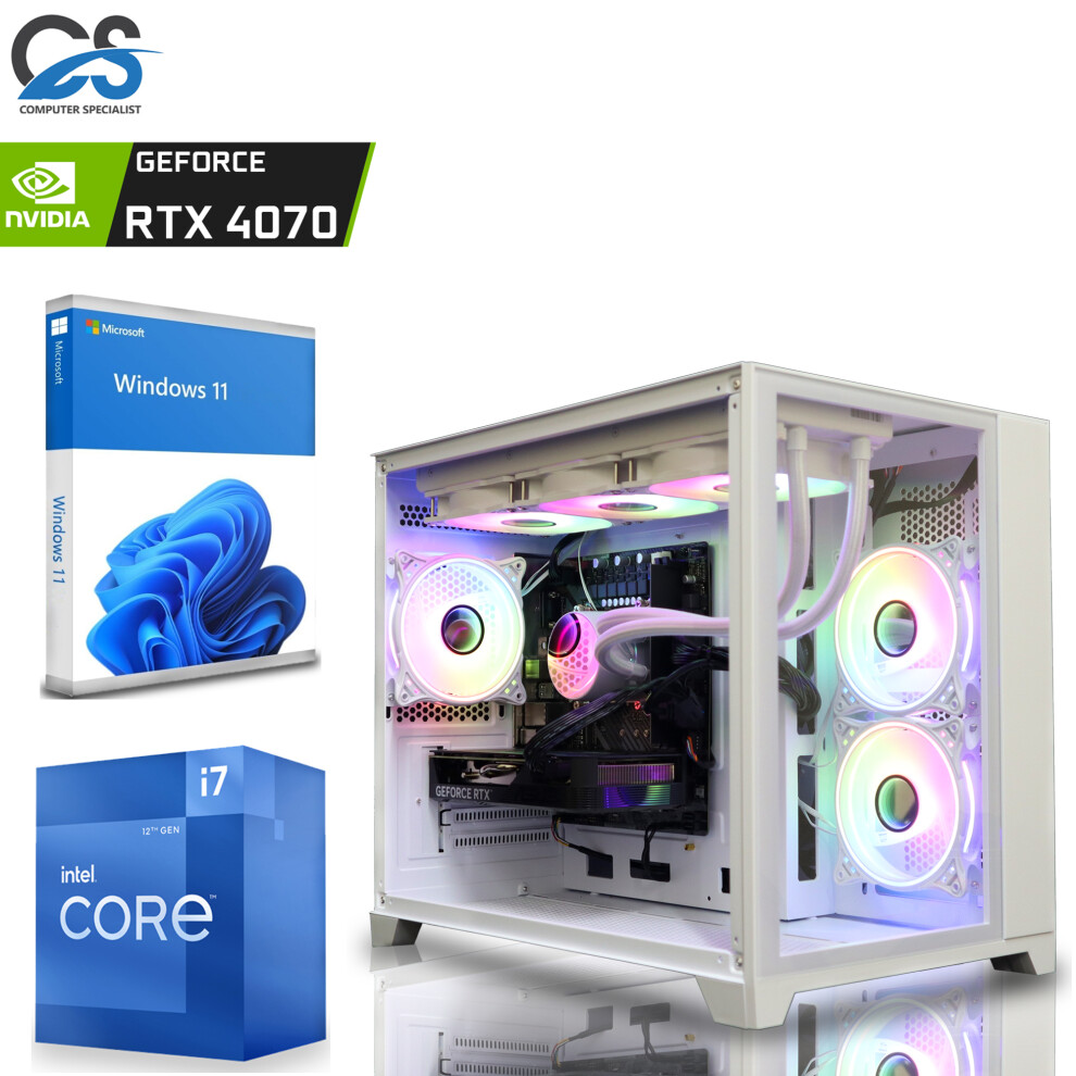 (Intel i7 12700KF, 8GB NVIDIA RTX 4060) Gaming PC i7 12700KF 32GB 1TB M.2 12GB RTX 4070-image-OPC-PFDQHZ9-NEW