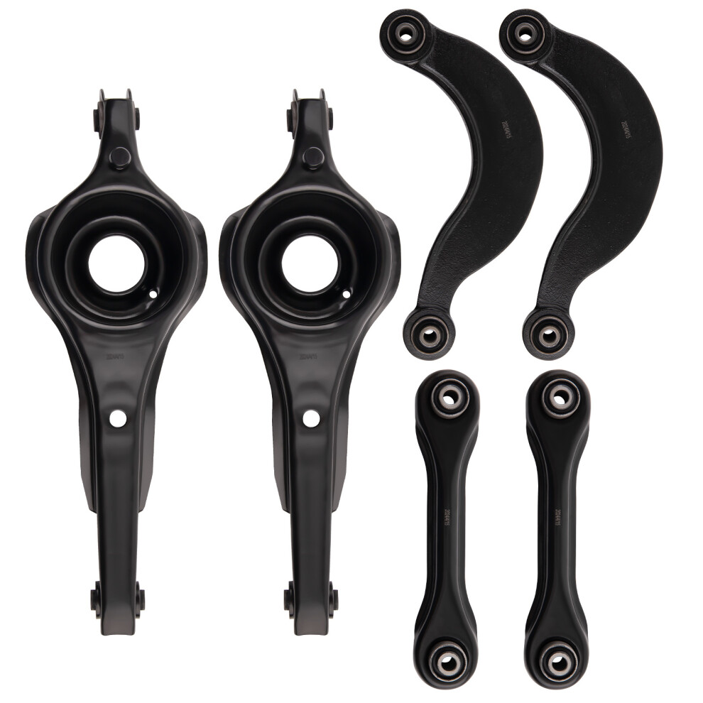 6Pcs Rear Lower + Upper Control Arm Suspension Kit For Ford Focus 1998-2011 6941677554967