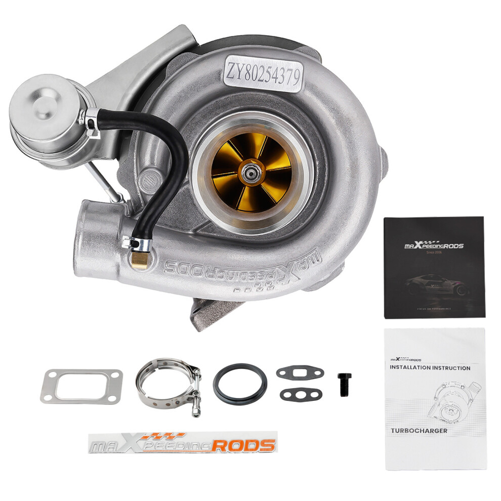 T04e Billet Turbo T3 4 Bolt V-Band Universal Turbocharger For 1.5-2.5L 4 6 Cyl 6931823962555