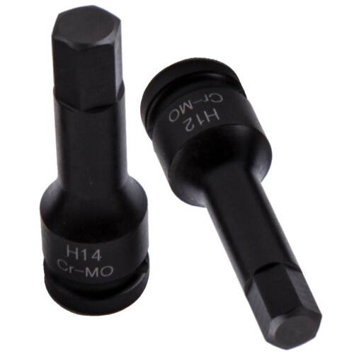 8pcs Impact Allen Key Hex Hexagon 1/2" Drive Bit Socket Set H5 to H19 2