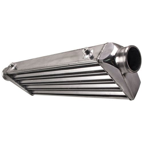 Universell intercooler för frontmontering 550x180x64 kärna 63 mm inlopp/utlopp 2