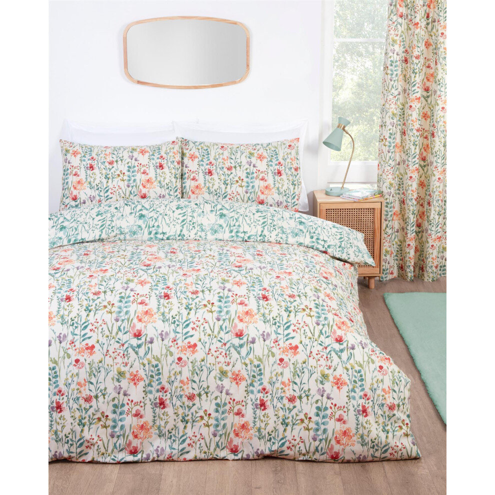 Prestigious Textiles (Super King, Multi) Iliv Floral Bedding Duvet Cover Set With Flowers Amaryllis Quilt Cover Bed Set