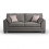 (Grey, 3 Seater) Hilliard Fullback Fabric Corner Sofa & Sofa Suite 4