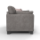 (Grey, 2 Seater) Hilliard Fullback Fabric Corner Sofa & Sofa Suite 4