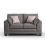 (Grey, 2 Seater) Hilliard Fullback Fabric Corner Sofa & Sofa Suite 5