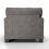 (Grey, Armchair) Hilliard Fullback Fabric Corner Sofa & Sofa Suite 3