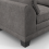 (Grey, Armchair) Hilliard Fullback Fabric Corner Sofa & Sofa Suite 6