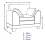 (Grey, Armchair) Hilliard Fullback Fabric Corner Sofa & Sofa Suite 7
