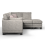 (Mist, Right Hand Facing Corner) Hilliard Fullback Fabric Corner Sofa & Sofa Suite 5