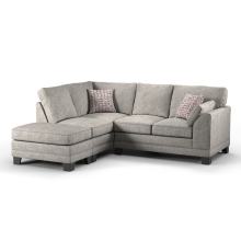 (Mist, Left Hand Facing Corner) Hilliard Fullback Fabric Corner Sofa & Sofa Suite