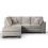 (Mist, Left Hand Facing Corner) Hilliard Fullback Fabric Corner Sofa & Sofa Suite 3