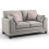 (Mist, 2 Seater) Hilliard Fullback Fabric Corner Sofa & Sofa Suite 1