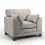 (Mist, Armchair) Hilliard Fullback Fabric Corner Sofa & Sofa Suite 1