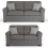(Grey, 3 & 2 Seater) Hartley Fullback Tufted Sofa Suite Grey or Beige 1