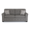 (Grey, 3 Seater) Hartley Fullback Tufted Sofa Suite Grey or Beige 3