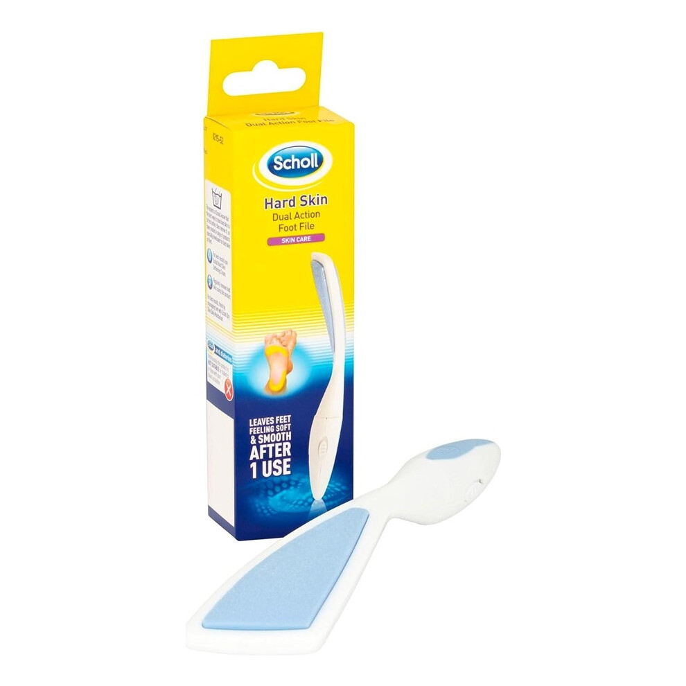 Scholl Dual Action Foot File & Hard Skin Remover