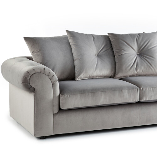 (3 Seater) Hamilton Grey Fabric 3 + 2 Seater Sofa Suite 2