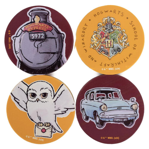 Harry Potter Harry Potter 4pk Eraser Set 1