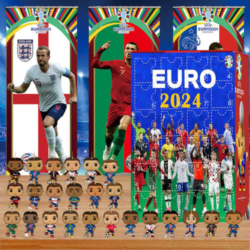 2024 Euro Cup Soccer Star Advent Calendar Fan Christmas Gift on OnBuy