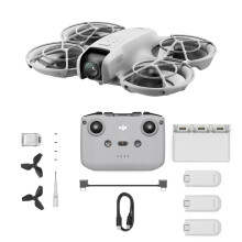 DJI Neo Fly More Combo Palm-Sized Drone - AI Tracking, Voice & RC Control, 4K Video, 18 Min Flight, 22GB Internal Storage CP.FP.00000185.01