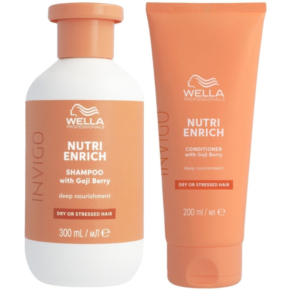 Wella INVIGO Nutri-Enrich Deep Nourishing Shampoo 300ml and Conditioner 200ml