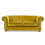 (Tumeric, 3 Seater) Ashbourne Chesterfield Plush Velvet Sofa Suite 3