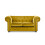 (Tumeric, 2 Seater) Ashbourne Chesterfield Plush Velvet Sofa Suite 3