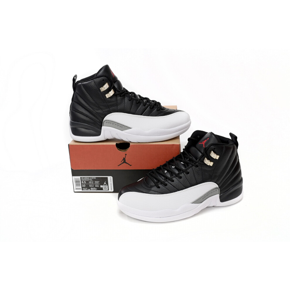 (EUR SIZE 40) Air Jordan 12 Black And Playoffs CT8013-006