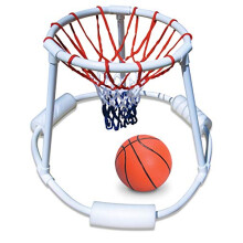 SWIMLINE Pool Basketball Hoop Flydende Eller Poolside Spil Med Real Feel Net & Flydeskum Til B?rn & Voksne Sv?mning Splash Super Hoops Med Vand B