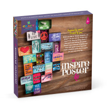 Craft-tastic  Inspire Poster Kit  Navrhnete jedinecn plakt volnho tvaru  Vek 8+