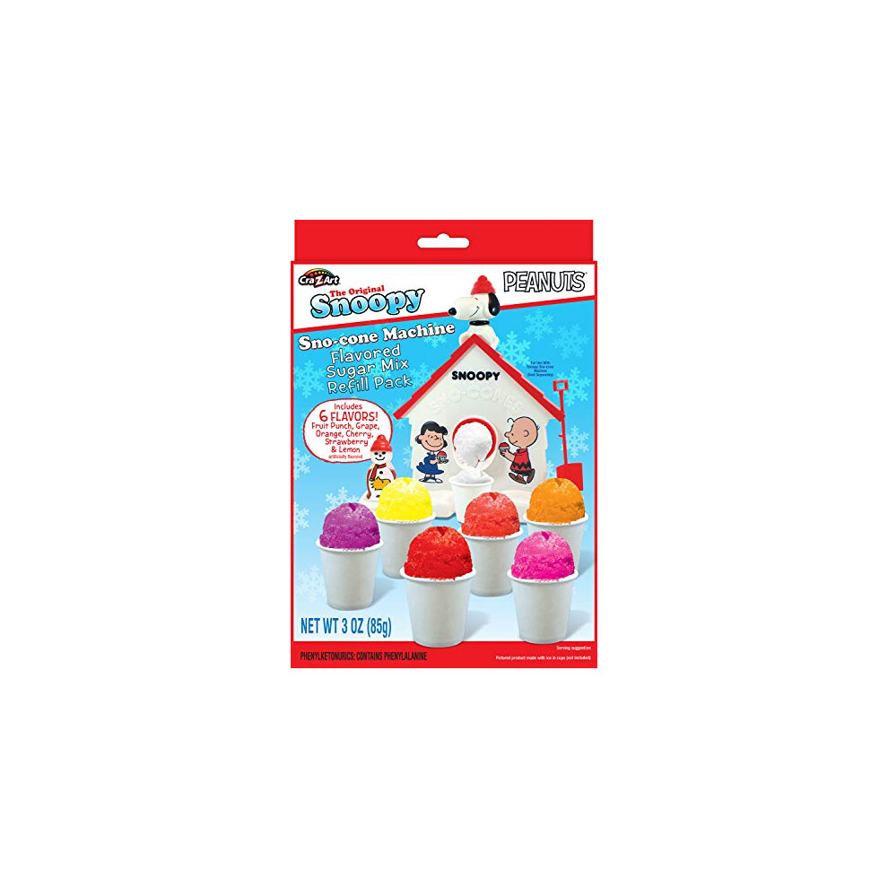 Snoopy Snow Cone Maker Refill 3 oz