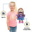 14"""" Amy  Peach Girl  Hand Puppet 2