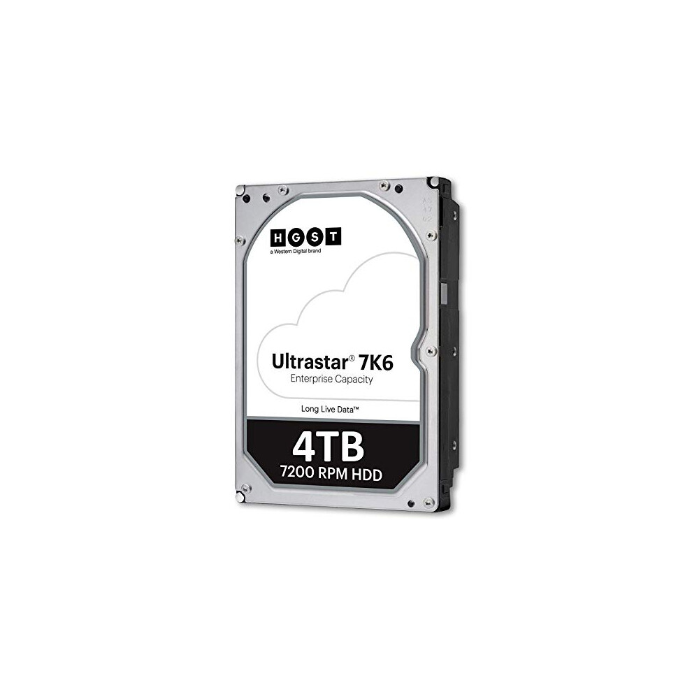 HGST Ultrastar 7K6000 | HUS726040ALE610 | 0F23005 | 4TB 7200RPM 128MB Cache SATA 6Gb/s 3.5" Inch | 512E | Ultra Instant Secure Erase | Enterprise Har