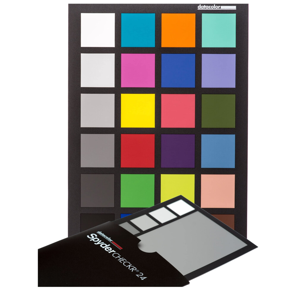 Datacolor Spydercheckr 24 - Color Calibrate Your Camera For Consistent Image Color Across Multiple Camera Systems/Lighting Conditions. Target Color C 875720001398