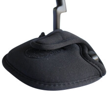 Pacific Golfclubs Zwarte Putter Headcover Standaardformaat Neopreen Club Headcover Perfect voor Mallet Putters Past op de meeste 2 Ball Putters Clubs