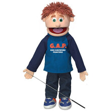 25"""" God Answers Prayers  Peach Boy  Full Body  Christian Ministry Puppet