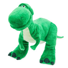 Disney Store Officiell Toy Story 4 Rex Plysch - 14 Tum, Äkta Mjuk Legetöy Figur, För Barn & Samlare, Hållbar Design