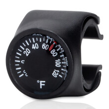 Sun Company Clip-on-Fahrradthermometer | Fahrradlenker-Temperaturmesser und Fahrradzubehr | Robustes Lenkerthermometer fr Fahrrder, Motorrder, AT