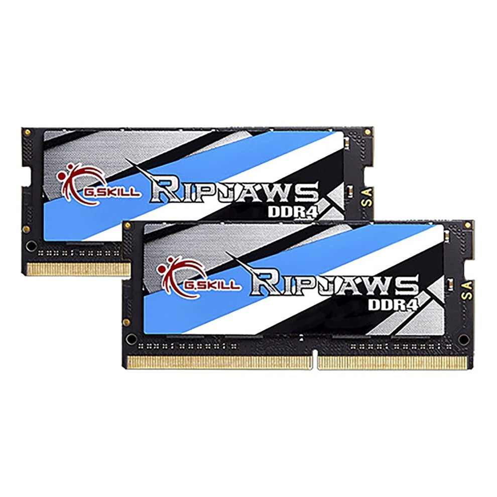 G.SKILL Ripjaws DDR4 SO-DIMM Series DDR4 RAM 32GB (2x16GB) 2400MT/s CL16-16-16-39 1.20V Unbuffered Non-ECC Notebook/Laptop Memory SODIMM (F4-2400C16D