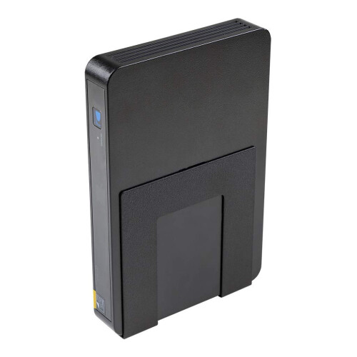 HIDEit Mounts Uni-S VESA - Support Mural Ajustable en Acier Noir - Support Box Câble, Lecteur DVD, Appareil Streaming