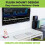 HIDEit Mounts Uni-S VESA - Support Mural Ajustable en Acier Noir - Support Box Câble, Lecteur DVD, Appareil Streaming 4
