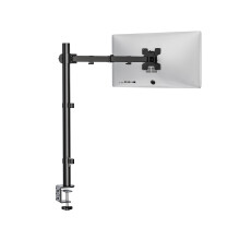WALI Sk?rmarmsmontering til skrivebord Enkelt Ekstra h?j Computer Skrivebordsmontering Sk?rmbeslag Montering Enkelt op til 32 tommer 22 lbs (M001