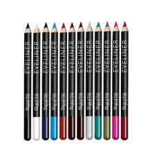 Eyeliner-Stifte-Set ? 12 verschiedene Farben, nat?rlich matt, langanhaltend, hypoallergen, Eyeliner, Augen-Make-up, weiche Buntstifte (Schwarz, G