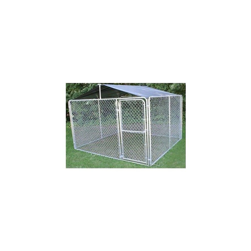 STEPHENS PIPE & STEEL Dkr10100 Kit de toit de chenil solide 10' x 10 Just Shade Cover