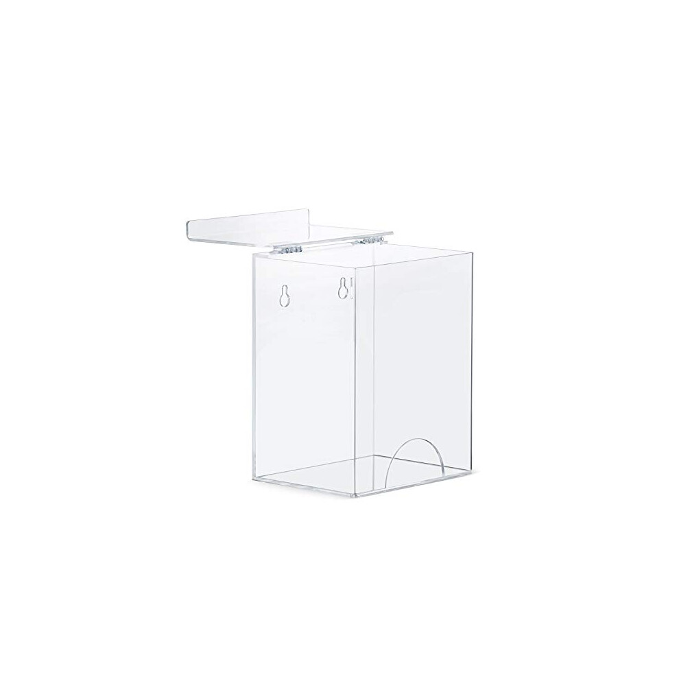 SimplyImagine Dispenser for Hairnets, Emesis Bags, Beard Nets and Covers, Gloves, Earplugs, Shoe Covers, Safety Glasses and Goggles - Acrylic Holder