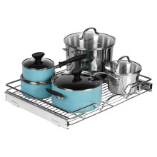 HOLDN STORAGE Vytahovací Organizér do Skříňky, Pevný Caddy s Doživotní Zárukou - 22" Š x 17" H