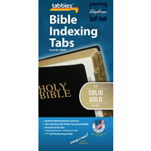 Tabbies Gold Bible Indexing Guias Antigas e novos testamentos 80 guias, incluindo 64 livros e 16 guias de refer   ncia de cor ouro (58350)