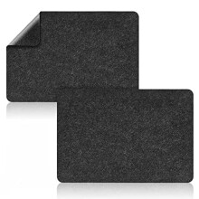 Tapis resistant a la chaleur pour friteuse a air 2 pcs pave a tampon de tampon de protecteur de comptoir de comptoir de cafetiere de cafetiere po